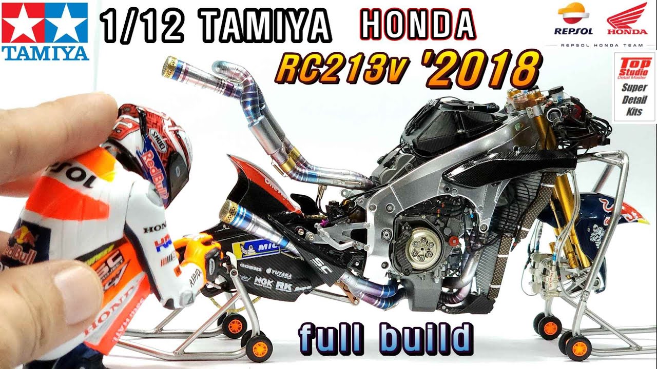 [TAMIYA] 1/12 HONDA RC213v 2018 г.