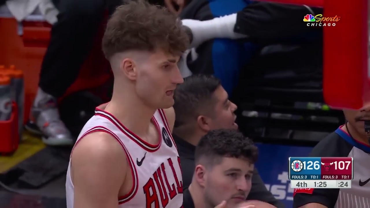 Henri Drell NBA Debut - Clippers vs. Bulls (Mar 14, 2024)