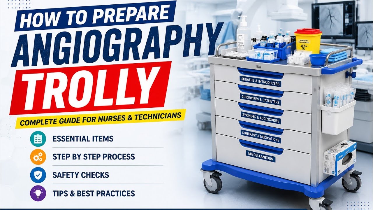 How to prepare CAG Trolly #preparation Instruments for CAG