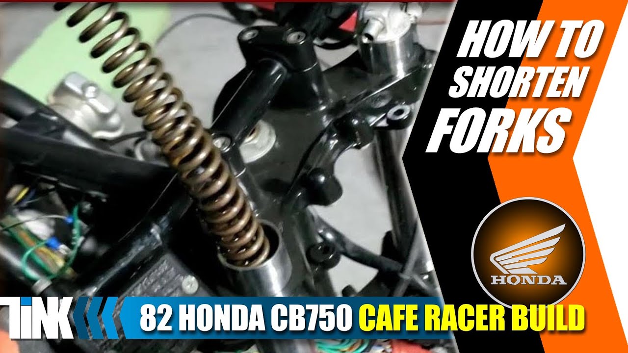 How I Shortened the Forks on My ’82 CB750 Cafe Racer