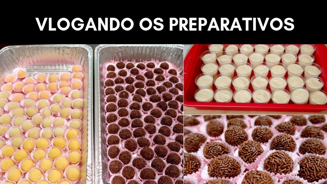 Vlogando os Preparativos da Festa | FAZENDO DOCINHOS