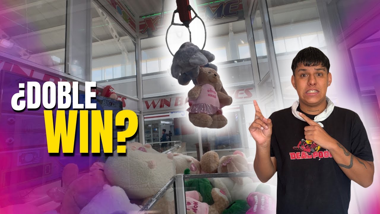 ¿Logramos GANAR un DOBLE WIN en la maquina de peluches XTREME?