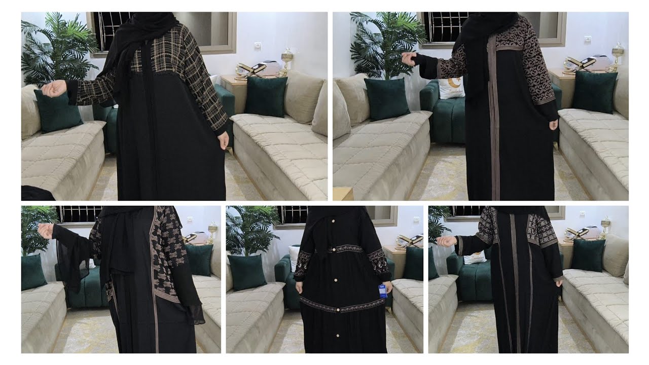 عبايات تجمع بين الفخامة والإحتشام باللون الأسود الملكي🖤مع تخفيضات على جميع العبايات😍🏃🏃الكمية محدودة❌