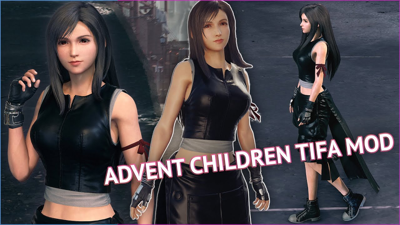Advent Children outfit for Tifa (mod showcase) FF7R PC 4k60FPS