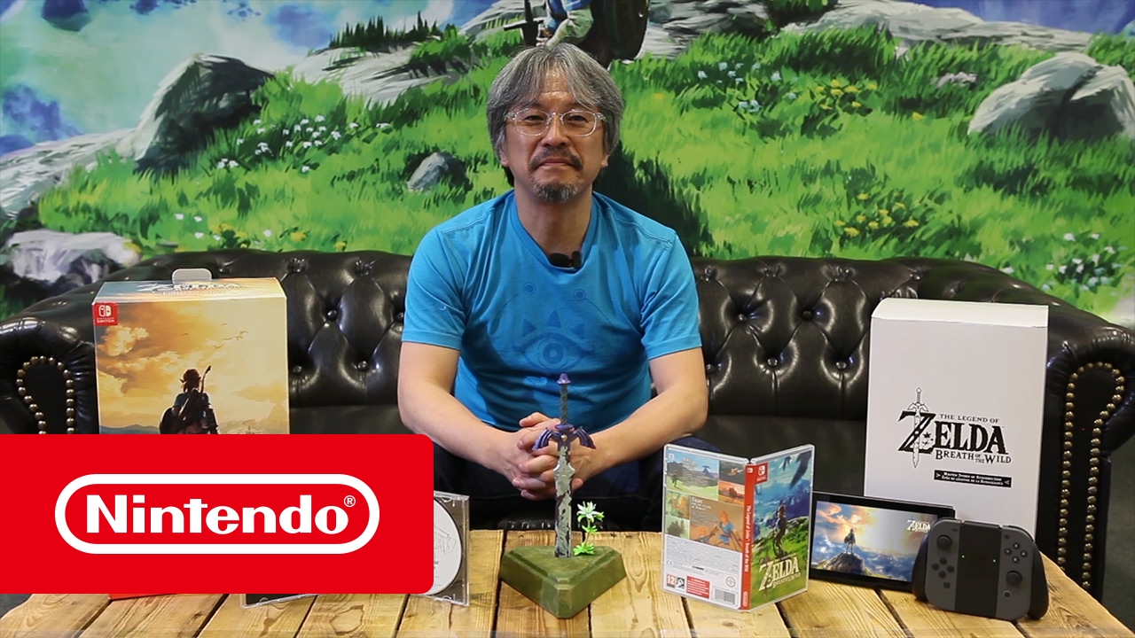 Edición limitada de The Legend of Zelda: Breath of the Wild - Apertura de la caja con Eiji Aonuma