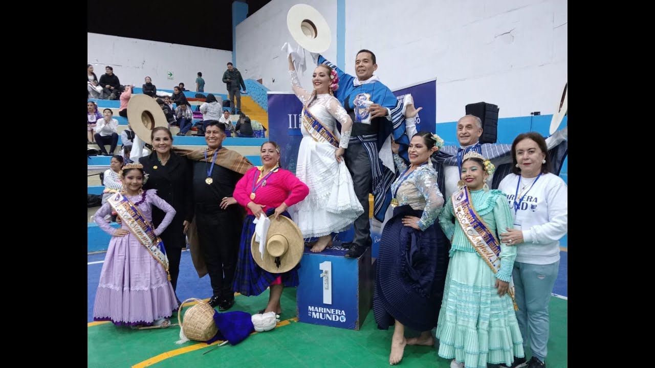 Final Master Marinera en el Mundo Huaral. Mónica Cabral y Martín Vidalón