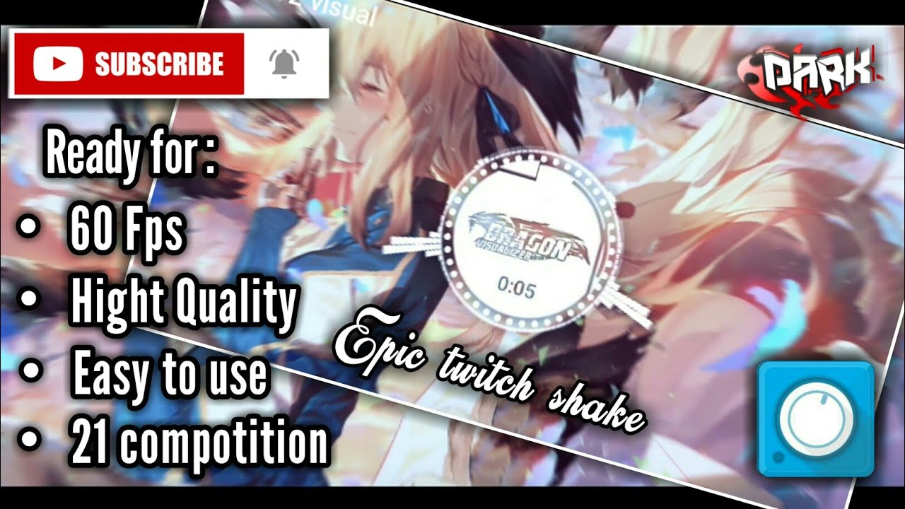 AVEE PLAYER TEMPLATE DUBSTEP VISUAL & EPIC TWITCH SHAKE FREE DOWNLOAD