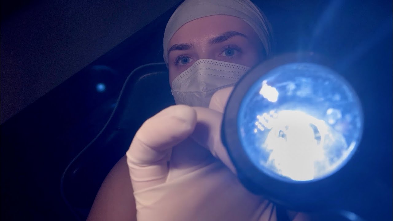 Inspecting your Hairline | Hair Parting, Glove Sounds, Light Trigger
