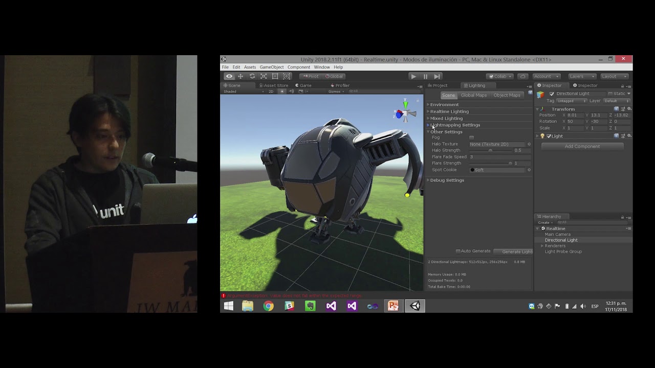 Modos de Iluminación en Unity - Unity Developer Day Colombia 2018