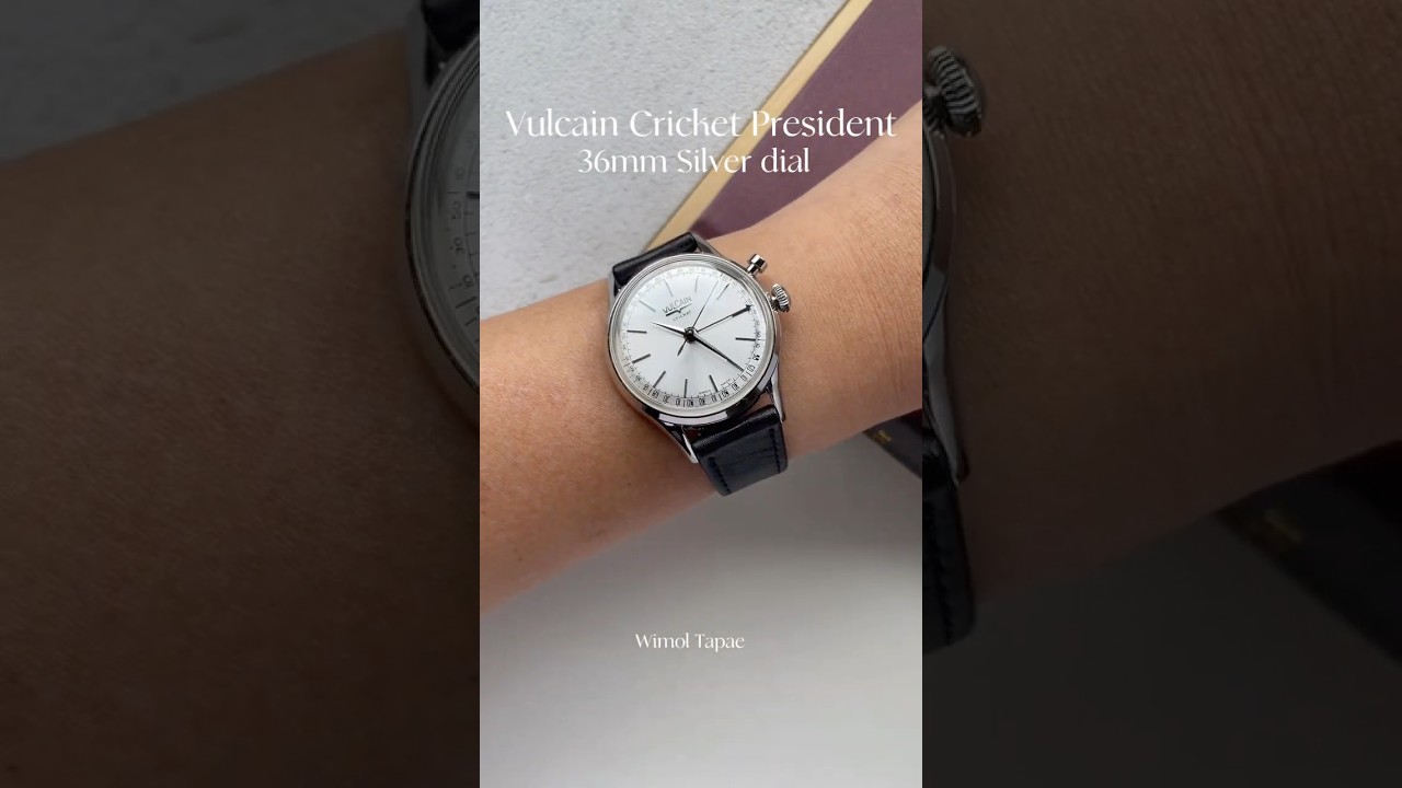 Vulcain Cricket President 36mm Silver dial #vulcainwatches #wimoltapae #วิมลท่าแพ