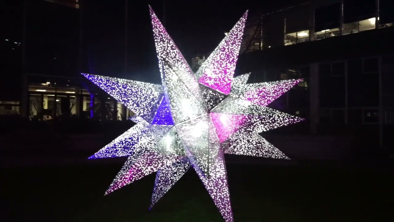 Enchanted City projection show in Newcastle