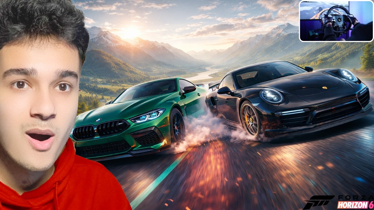 I DRIFTED BMW M8 TO MAX LEVEL💸🔥| FORZA HORIZON6 | Logitech G29
