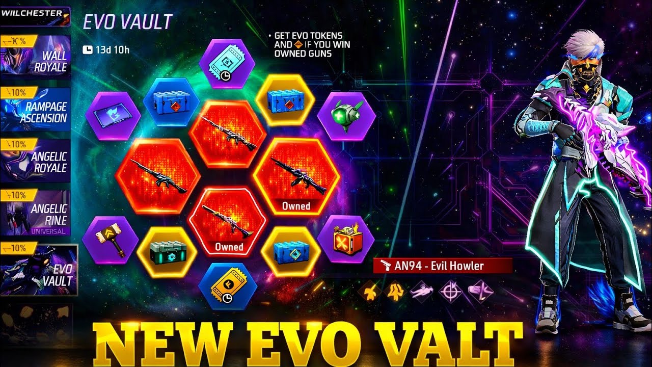 NEW EVO GUN || FREE FIRE NEW EVENT 