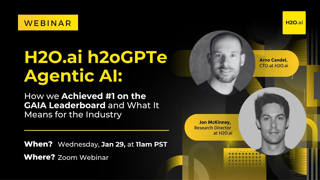 H2O.ai h2oGPTe Agentic AI Webinar Recording