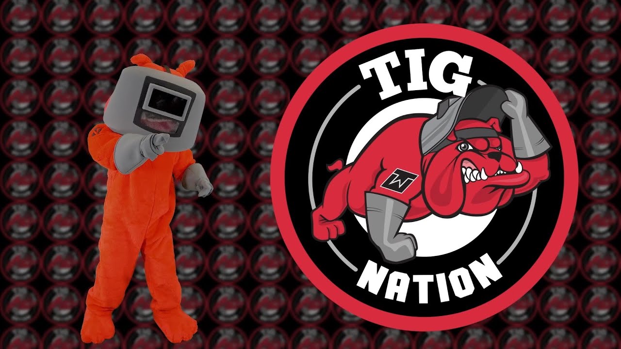 Introducing Tulsa Welding School's New Mascot 2021 ~ TIG the Red Bulldog Welder