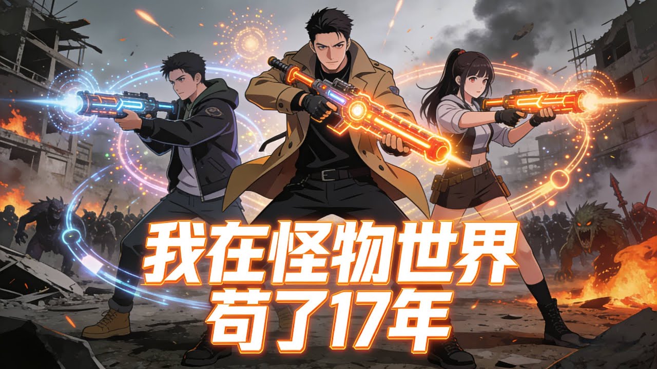 【Multi Sub】《我在怪獸世界苟了17年》怪物入侵，人類只有團結共同抵禦怪物禦獸才能活下去，全民開始了修煉時代#漫劇 #動態漫 #AI漫劇 #動漫 #動畫