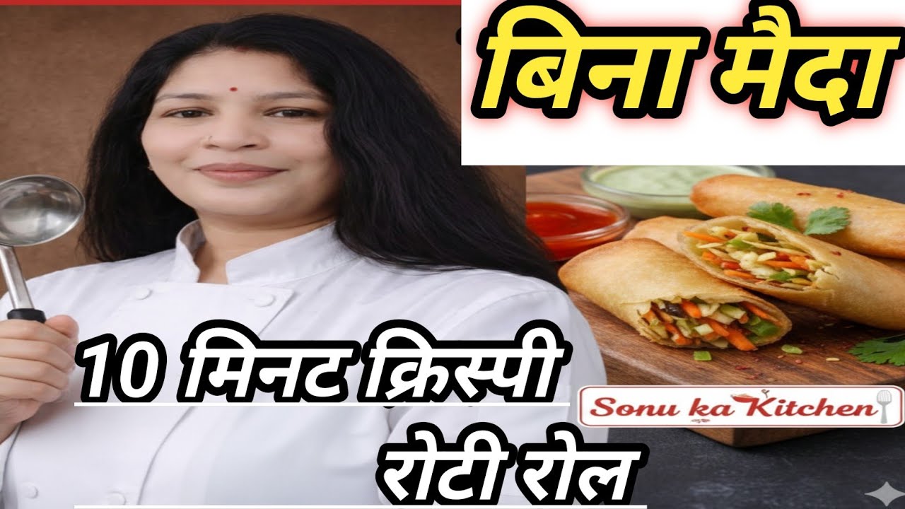 सिर्फ 10 मिनट मे 2 तरह से क्रिस्पी स्प्रिंग रोल बिना तेल गेहूं के आटे से बाजार जैसे| Veg Spring Roll