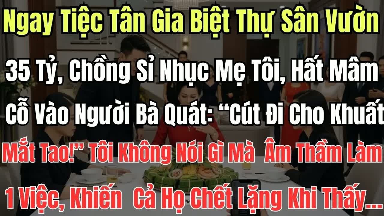 Mừng tuổi mẹ chồng mười triệu bị chê ít bà ném phong bao xuống đất tôi lập tức chuyển năm mươi triệu