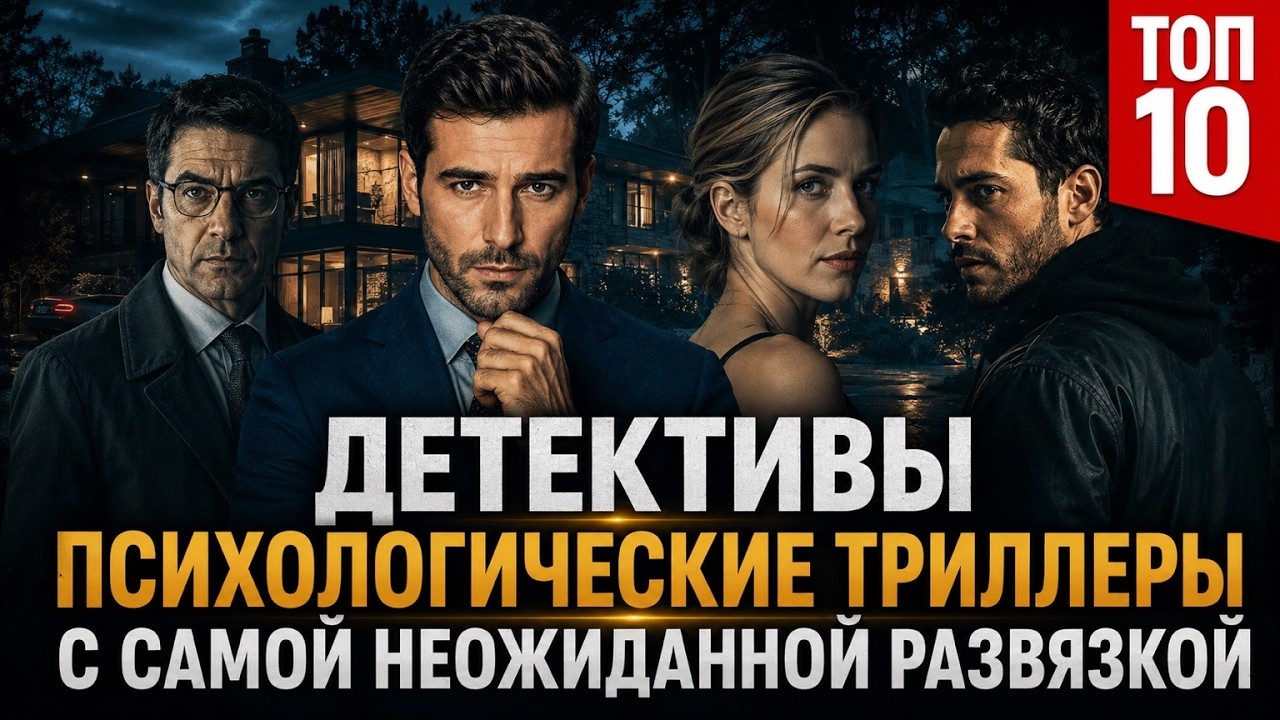 DETECTIVE FILMS - PSYCHOLOGICAL THRILLERS WITH THE MOST UNEXPECTED ENDINGS // KINOMIR+