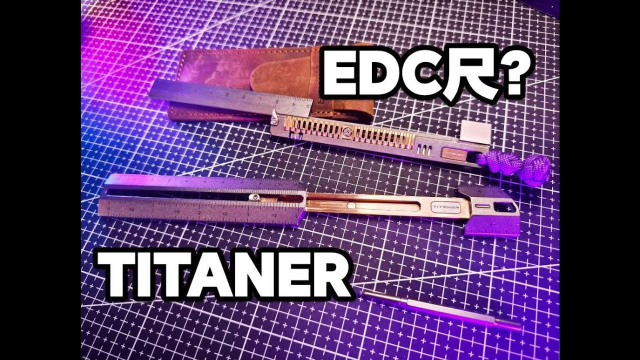 有意思的卡尺长这样！TITANER北斗作钛合金卡尺3.0！EDC解压玩具推牌！#多功能工具 #EDC #钛合金 #解压玩具 #推牌