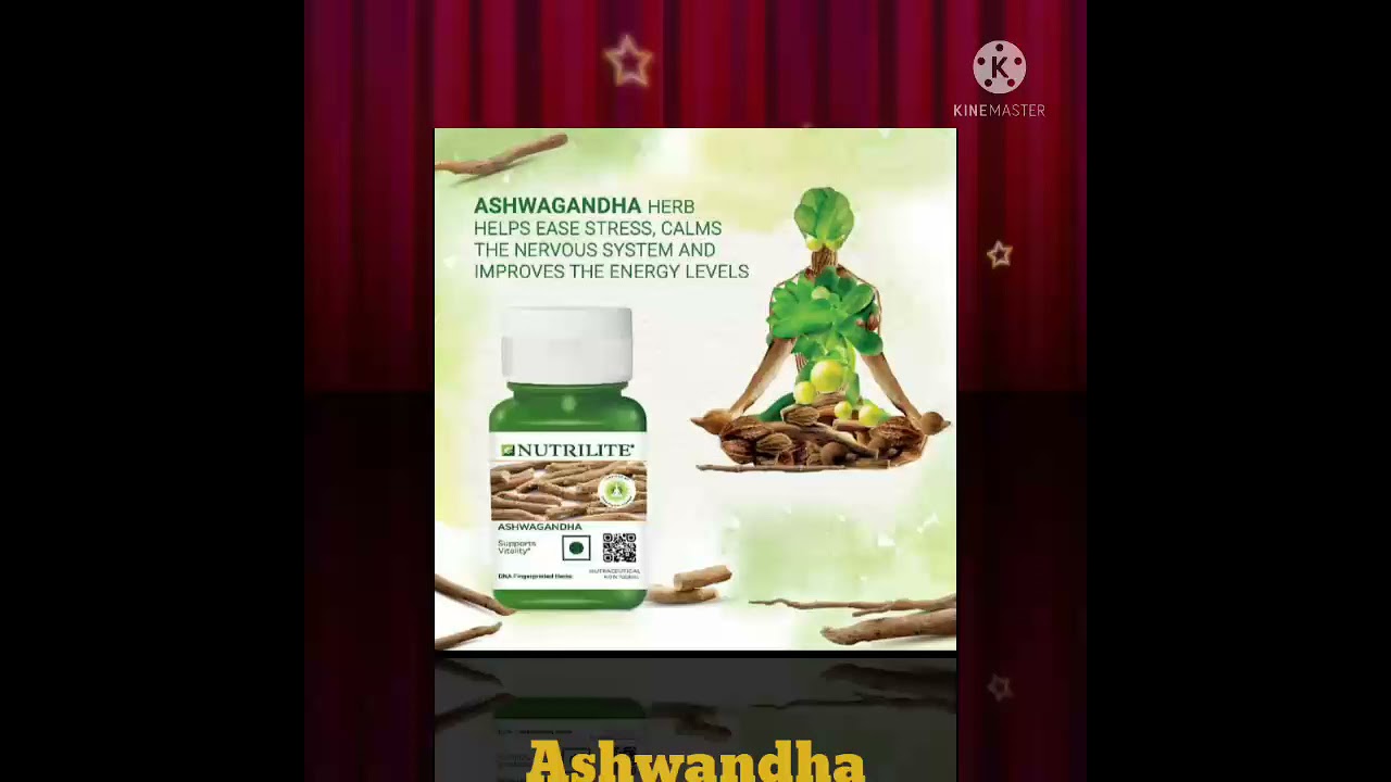 Ashwagandha  support for vertility ll Amway Nutrilite products
