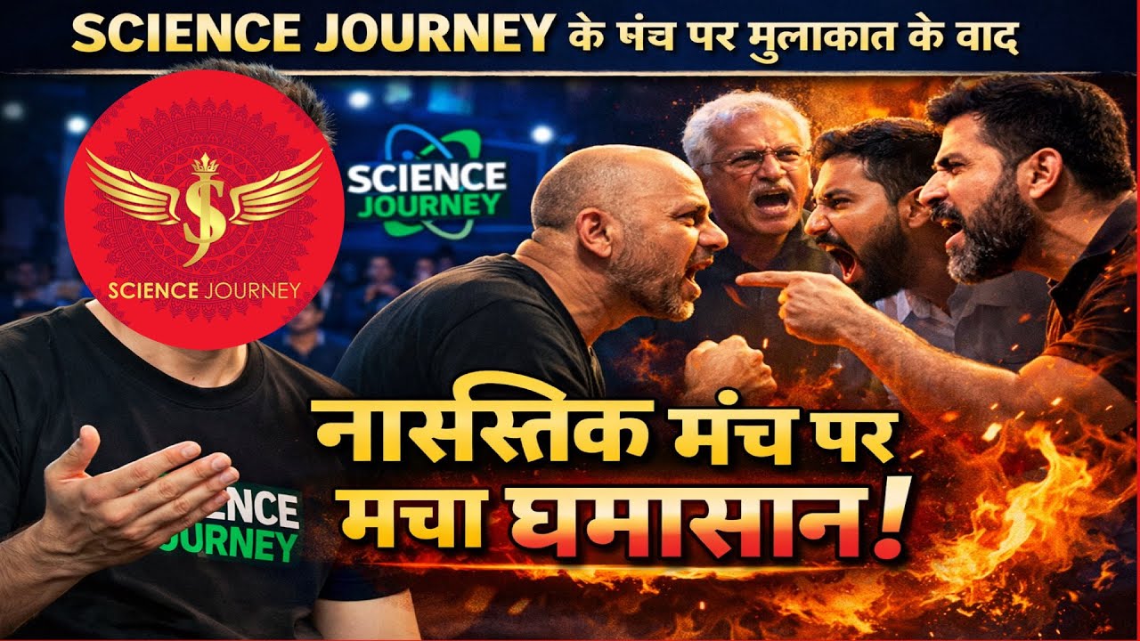 🔥Science Journey के मंच पर मुलाकात के बाद नास्तिक मंच पर मचा घमासान 🔥🔥🔥