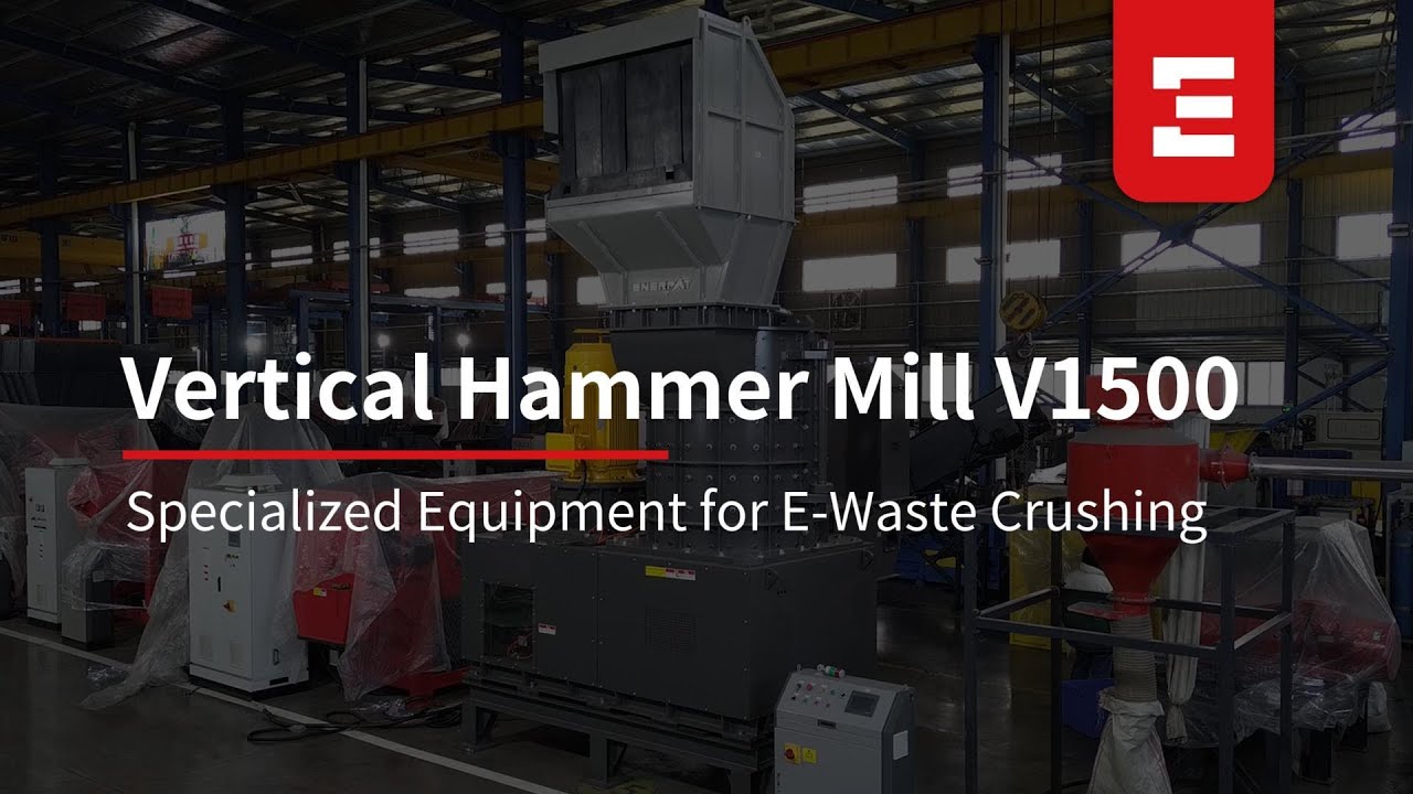 Enerpat reliable E-Waste Shredding System