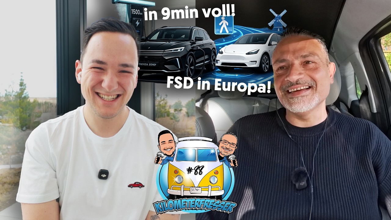 9 Minuten voll?! BYD schockt ALLE & Tesla bringt FSD nach Europa | die Kilometerfresser #88