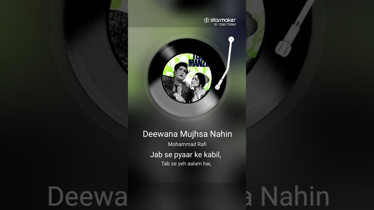 Diwana mujhsa nahin...# Teesri Manzil 