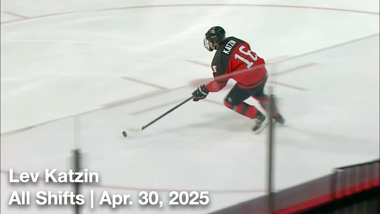 Lev Katzin (CAN16) | All Shifts | Canada vs. Czechia | 4 30 2025 | U18 World Championship