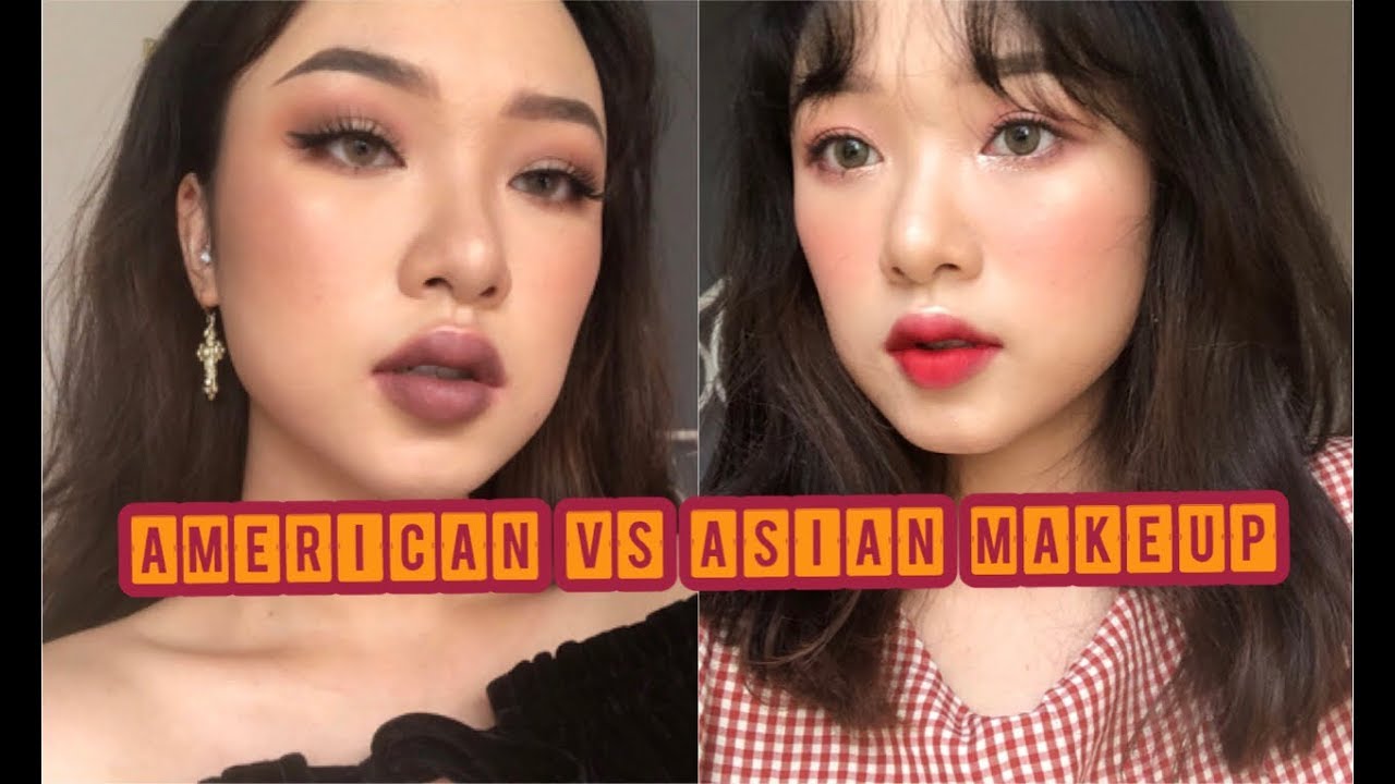 AMERICAN VS ASIAN MAKEUP | TRANG ĐIỂM PHONG CÁCH ÂU MỸ VS HÀN QUỐC | LINGMAKEUP