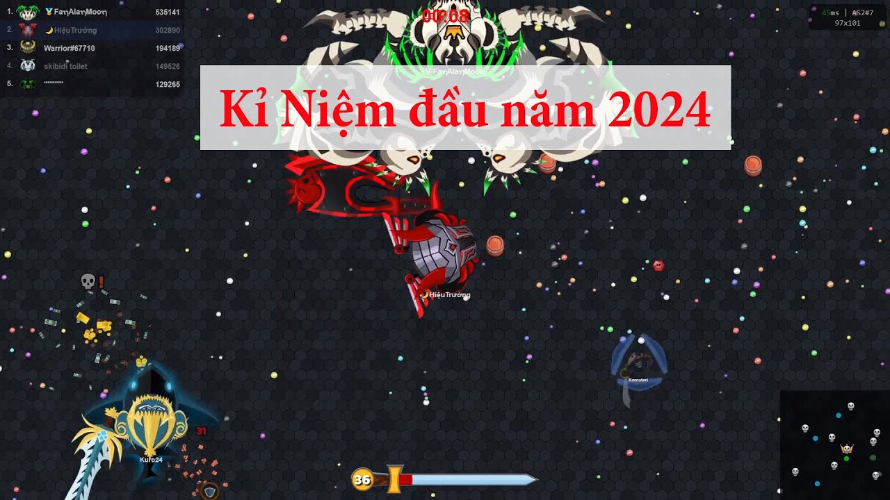 Evowars.io #199: Kỷ niệm đầu năm 2024
