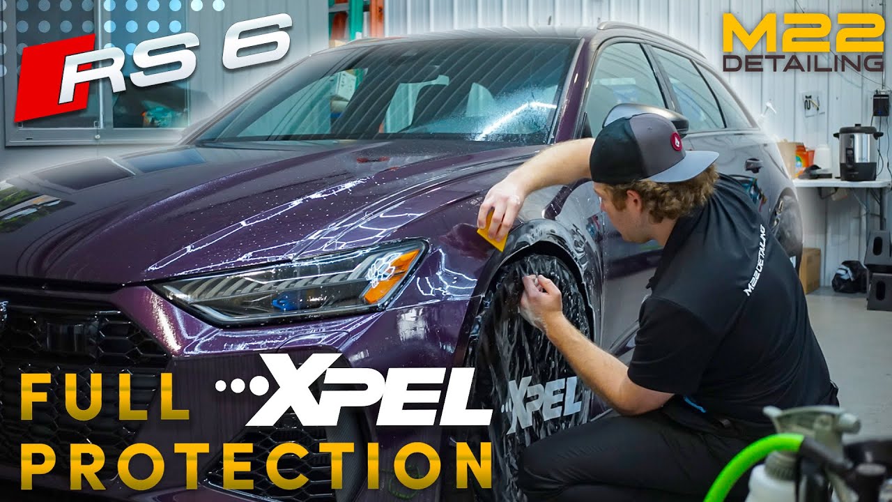 Protect Your Audi RS6 in 5 Minutes! | The Best PPF and Ceramic Coating Shop in Traverse City!