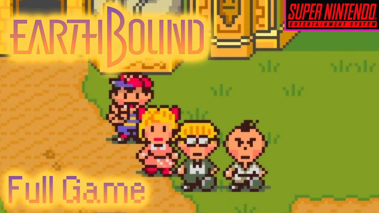 EarthBound SNES Walkthrough Longplay (Full Game, No Commentary)