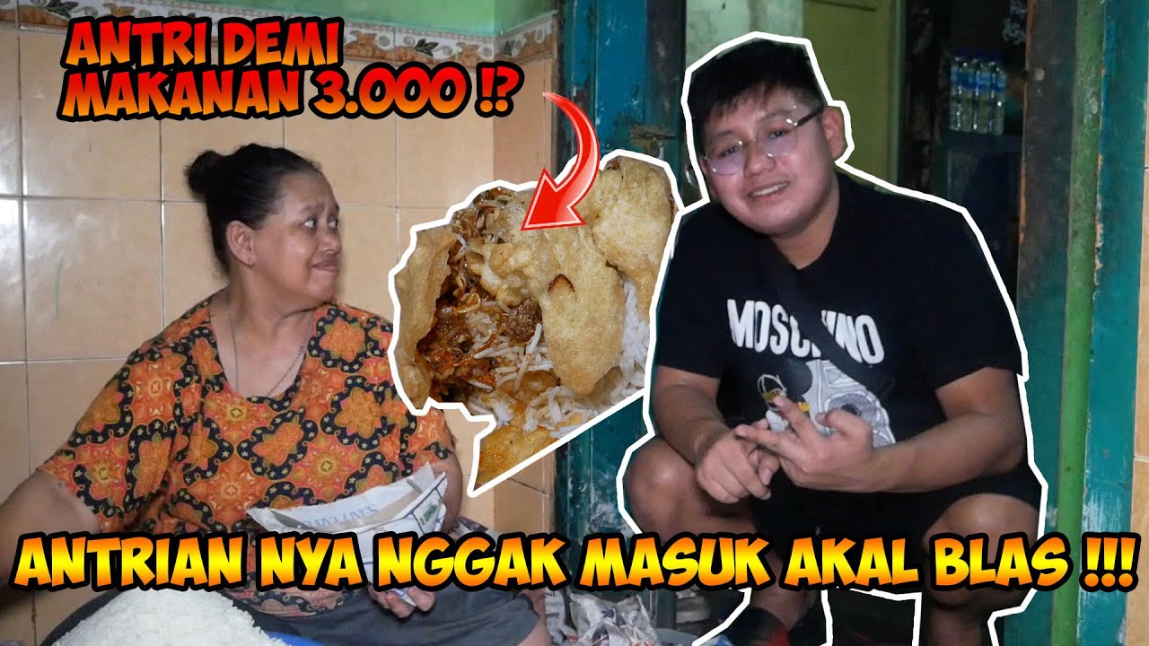 RELA ANTRI BERJAM-JAM DEMI DIBANTING !!! || Nasi Banting Cak San || Koko Buncit