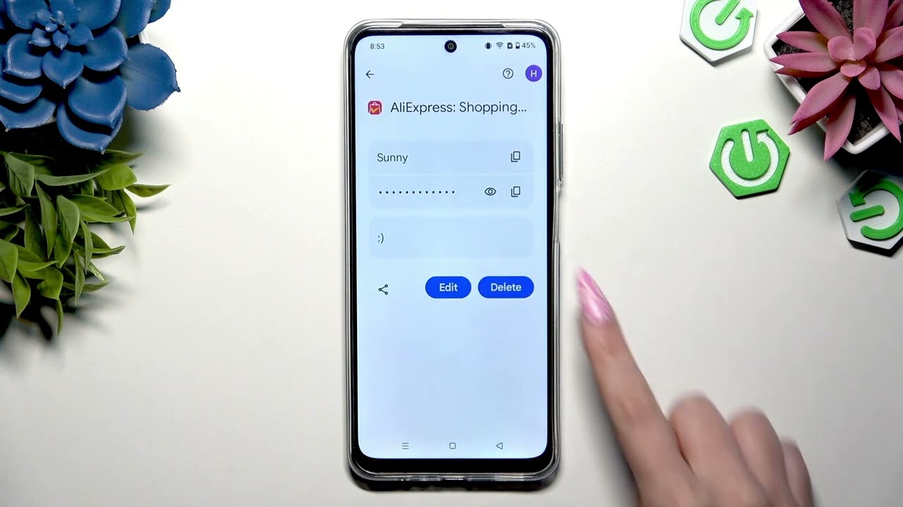 REALME C71 &ndash; How to Check Saved Passwords in Password Manager