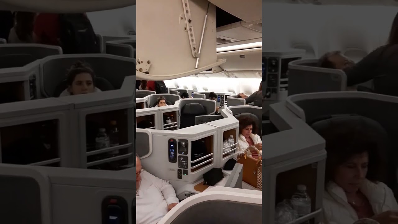 Classe EXECUTIVA Boeing 777-300 AMERICAN AIRLINES #shorts
