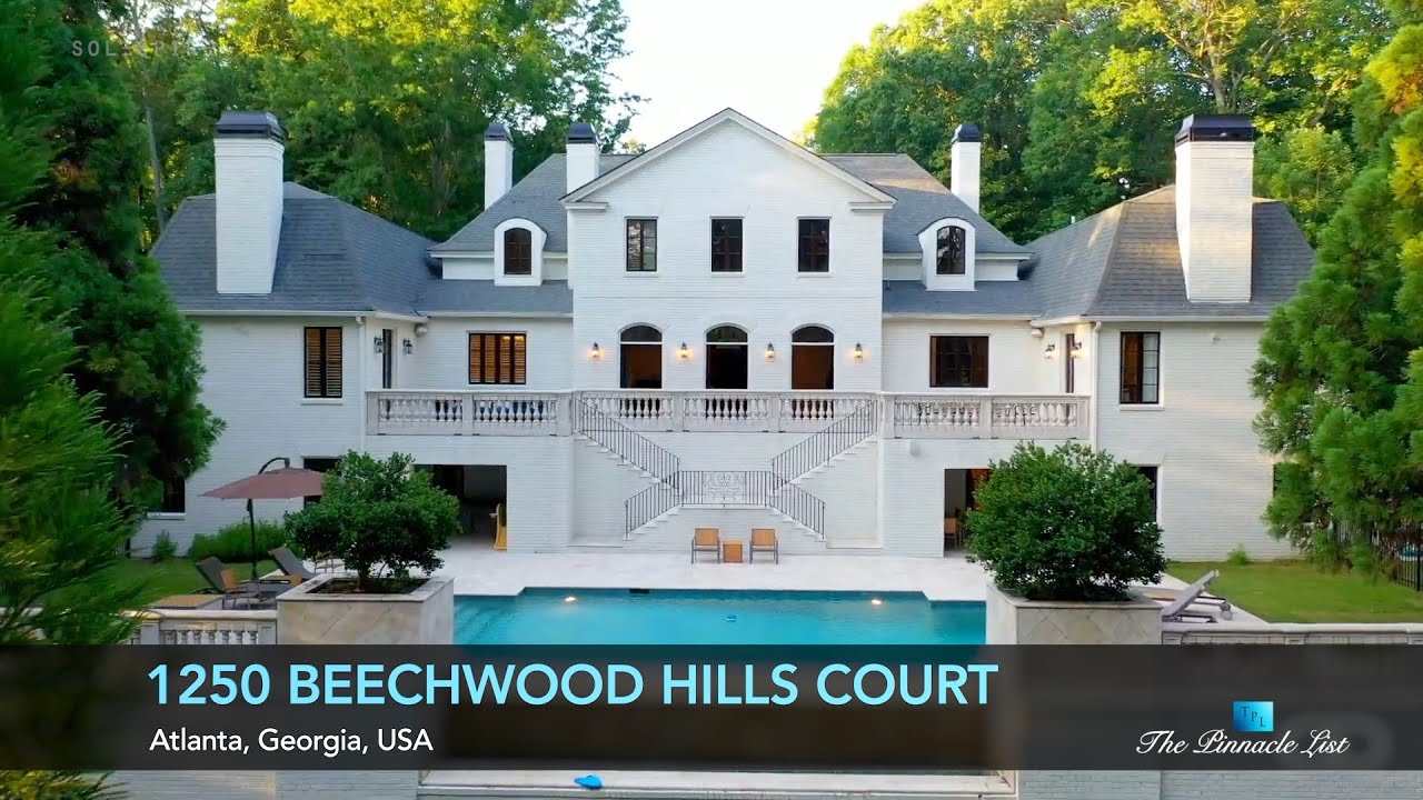 Buckhead Luxury Home | 1250 Beechwood Hills Court NW, Atlanta, Georgia, USA 🇺🇸 | Luxury Real Estate
