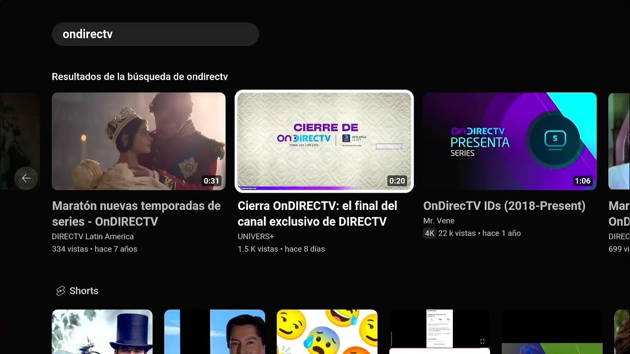 Bueno De todas formas de OnDIRECTV Latinoamérica En YouTube TV y Android TV y Google TV y Fire TV 