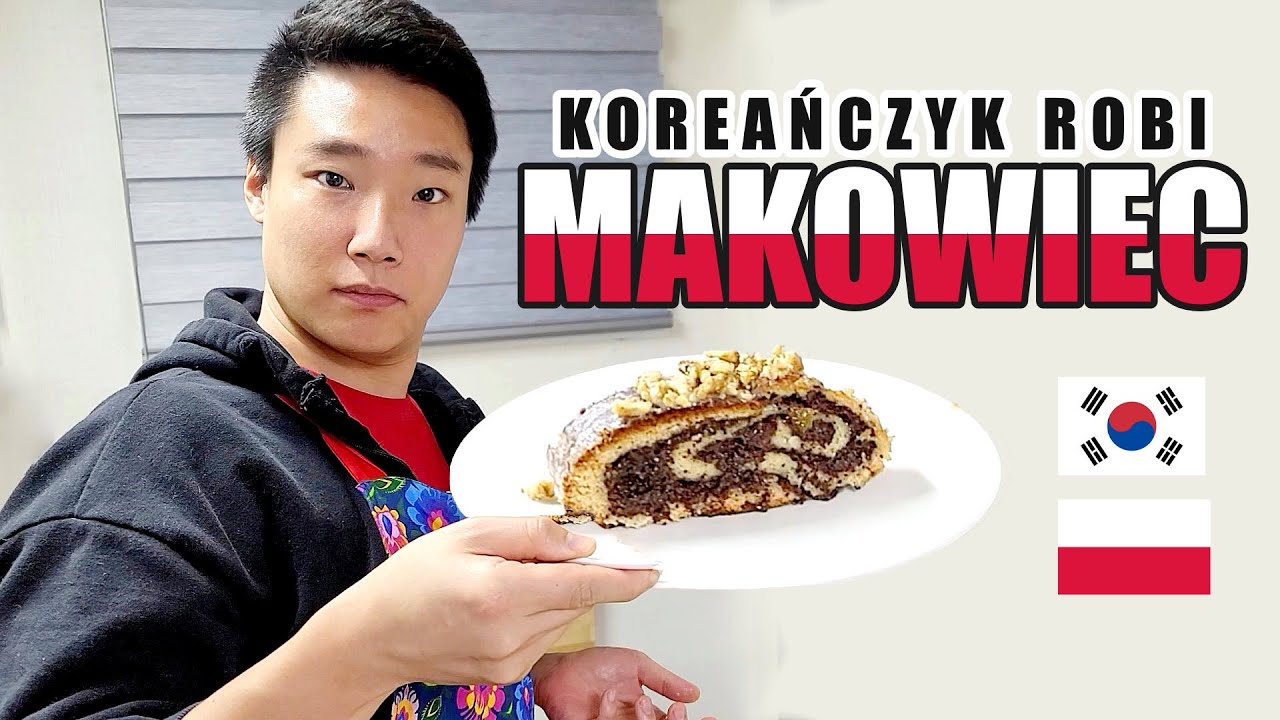 KOREAŃCZYK PIECZE ŚWIĄTECZENY MAKOWIEC! || Koreański 
