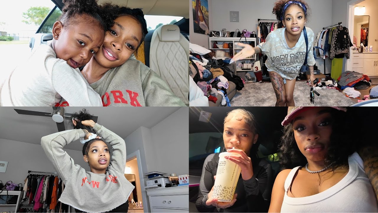 THIS WAS A LOT… Decluttering, Babysitting, GRWM & Kam’s Grad Shoot | ANGEL BRADLEY
