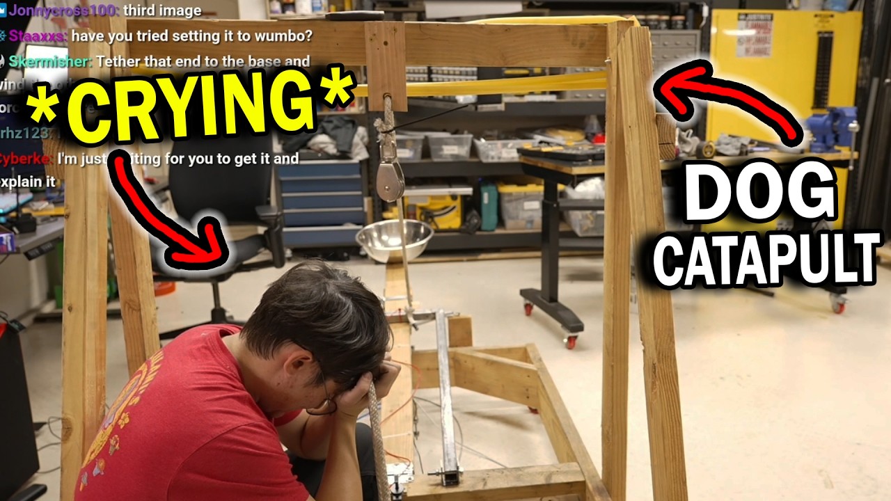 Michael Reeves Upgrades The Dog Catapult