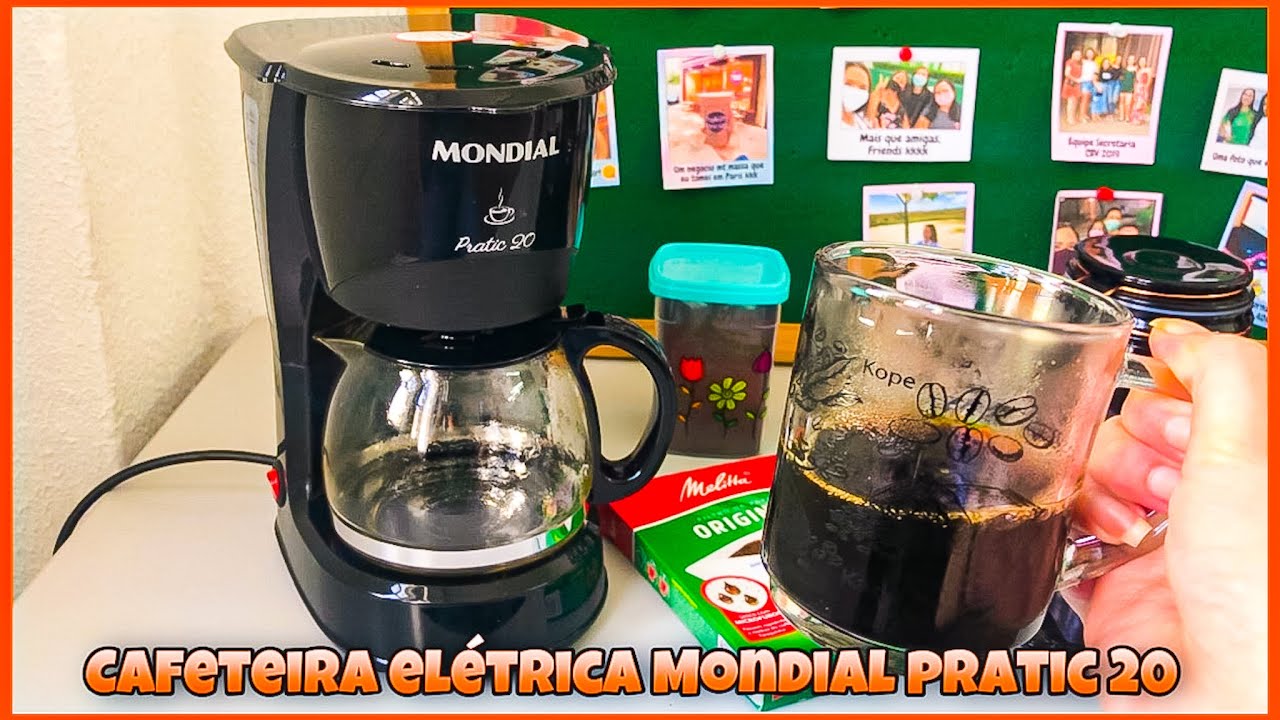 Cafeteira Elétrica MONDIAL Pratic 20 | Como fazer café na cafeteira elétrica