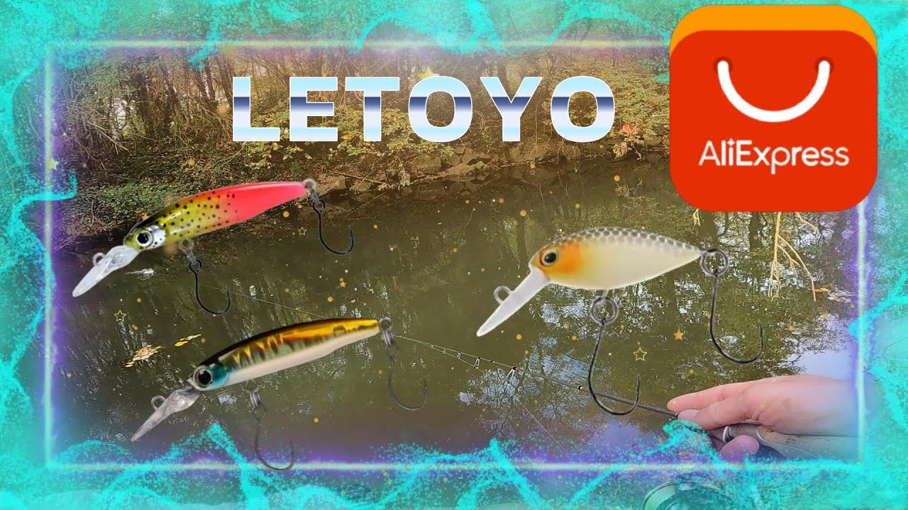 je m'éclate avec des leurres LETOYO ALIEXPRESS