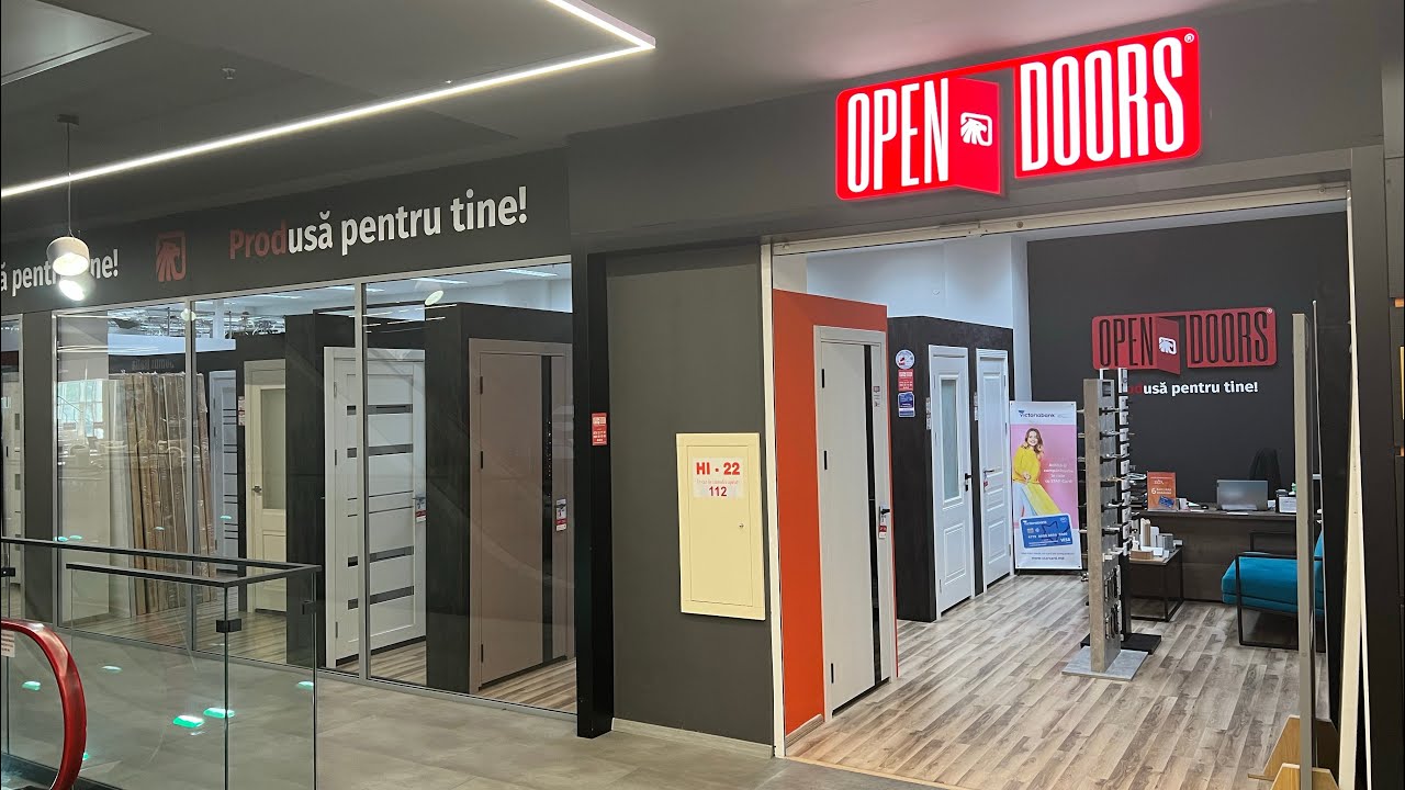 Opendoors Moldova . Usi de interior / Usi de exterior. Chisinau, Bd.Decebal 23/1