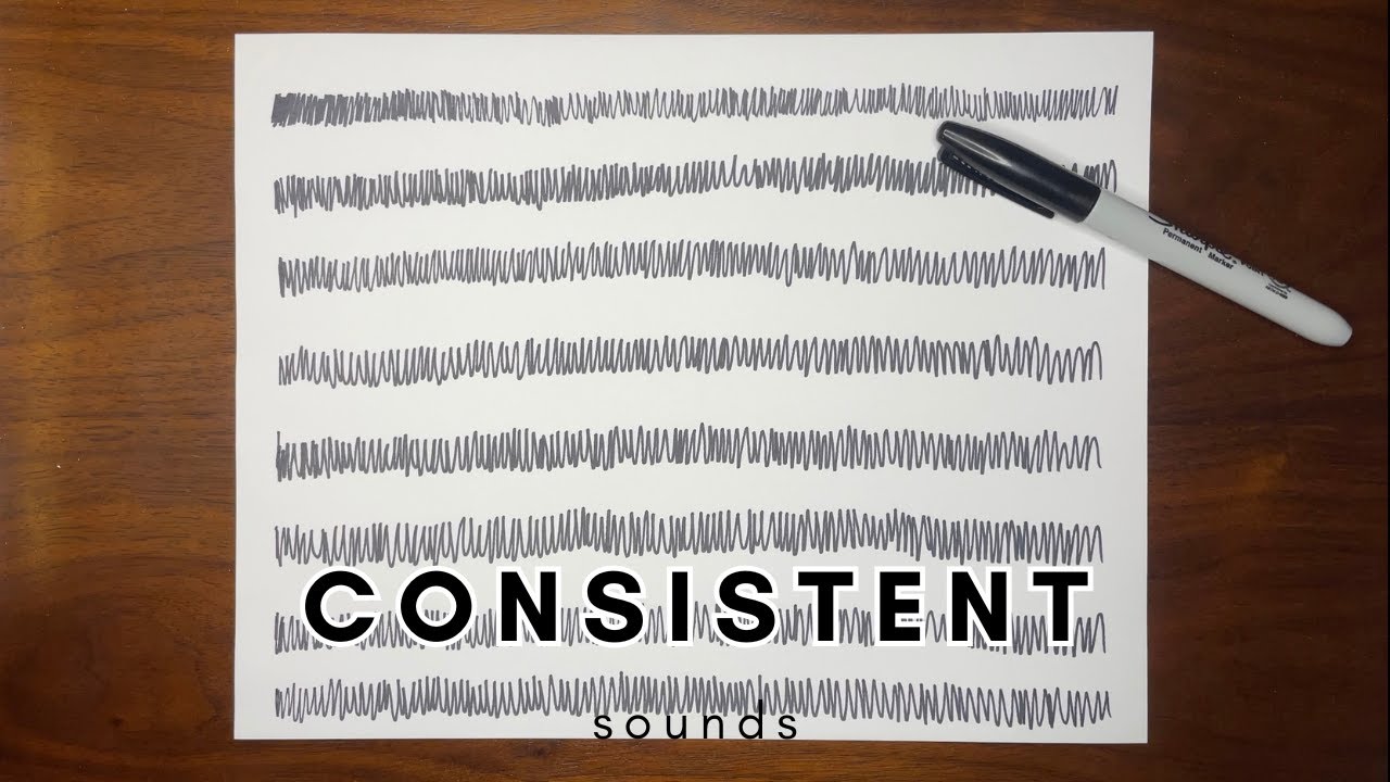 Piece #103: Consistent Sounds — Art of the Day, Background Noise, #scribbles #scribble_art #create