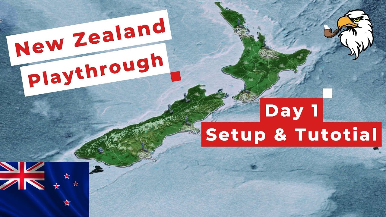 Conflict of Nations | New Zealand Playthough | Day 1 | WW3 Match