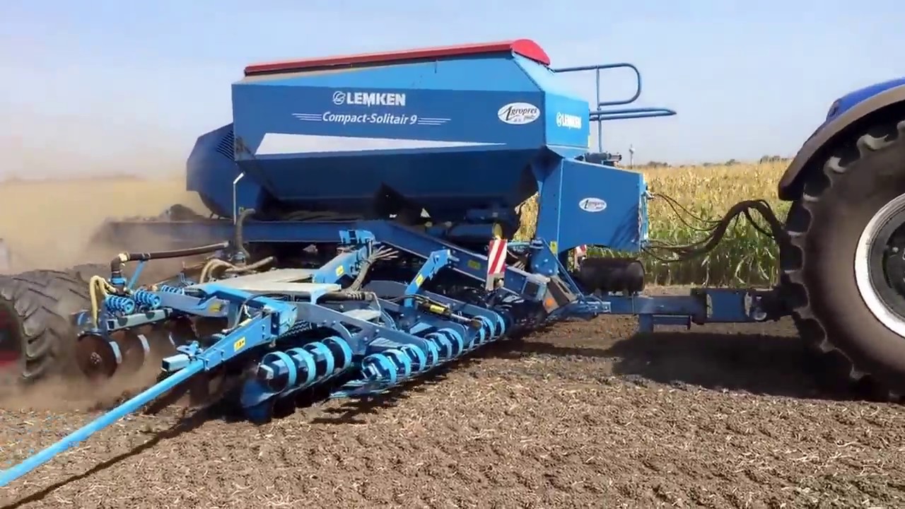 New Holland T7.315 HD Lemken Compact solitair 9 Boritech sro