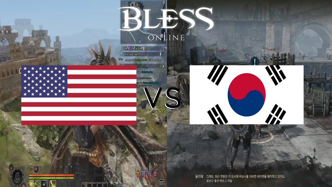 Bless Online (MMO): USA VS KOREAN GAMEPLAY (2013 VS 2018) WHAT HAS CHANGED BETWEEN THE TWO?