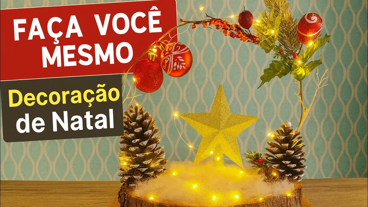 Fa&ccedil;a voc&ecirc; mesmo: decora&ccedil;&atilde;o de Natal simples e sofisticada